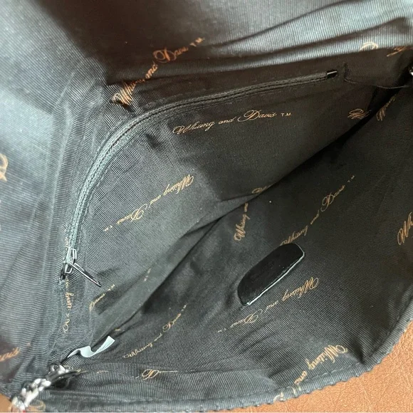 Whiting & Davis Chevron Metal Mesh Evening Bag - Picture 8 of 10